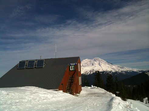 High hut in the Tahoma State Forest